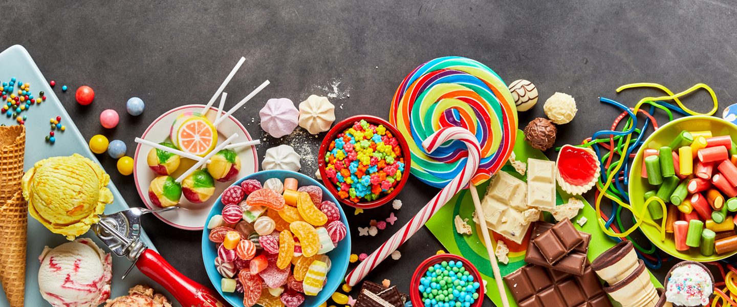 An assortment of colorful candies to enjoy at Candy Bar 81 at Treetops Resort.