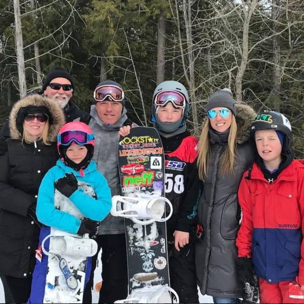 Gaylord family time | learning to snowboard